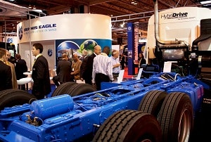 Dennis Eagle used RWM to showcase its new hybrid chassis, developed in partnership with BAE Systems